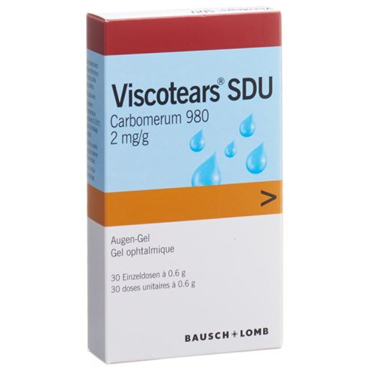 Viscotears SDU Eye Gel 30 monodoseos 0,6 g