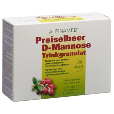 Alpinamed tranbärsgranulat 20 påsar