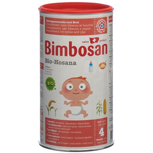 Bimbosan Bio-Hosana 3 céréales boîte 300 g