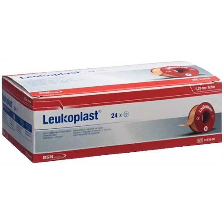 ម្នាងសិលាស្អិត LEUKOPLAST 9.2mx1.25cm hf 24 កុំព្យូទ័រ