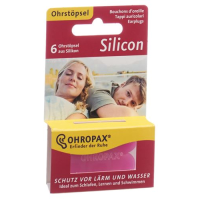 Ohropax silikonöronpropp 6 st