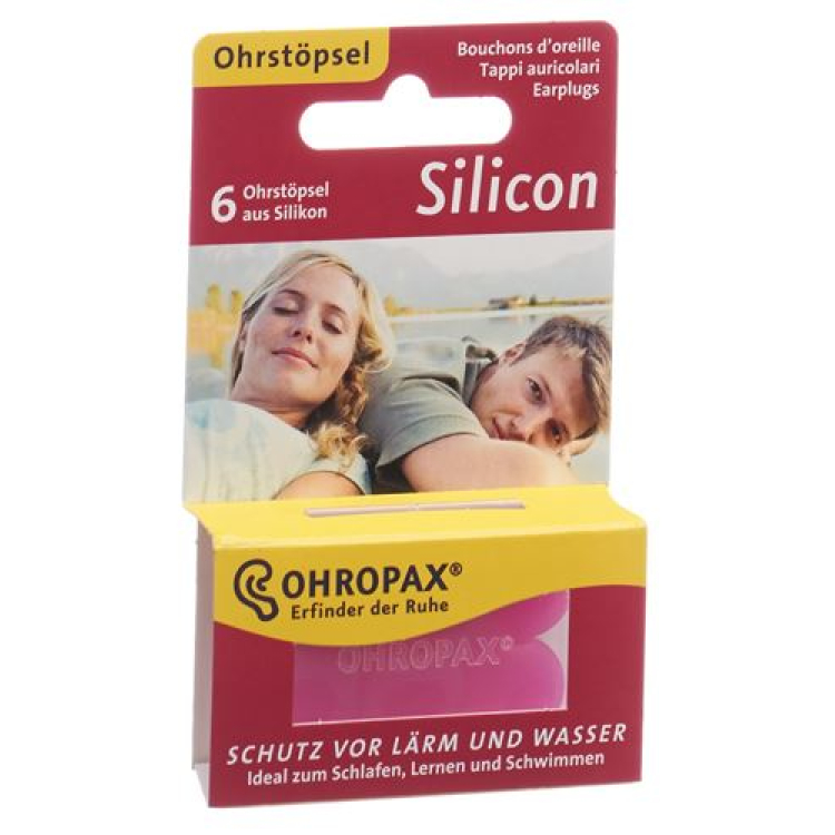 Ohropax silikonöronpropp 6 st