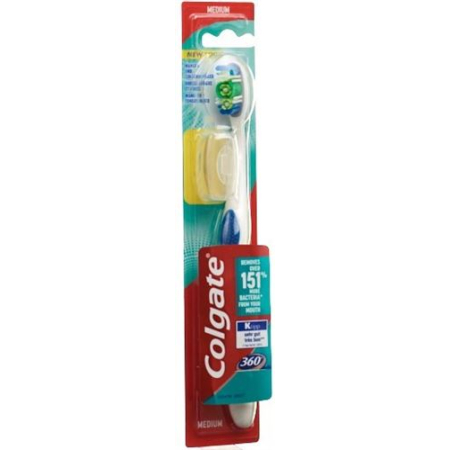 Colgate 360 ​​​​° brosse à dents moyenne