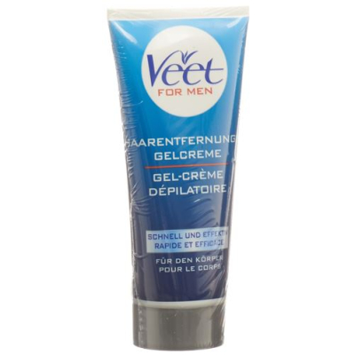 Veet for men קרם אפילציה גוף ג'ל tube 200 מ"ל