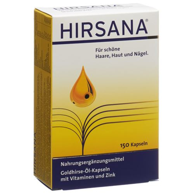 HIRSANA Goldhirse-öl-Kapseln 150 Stk