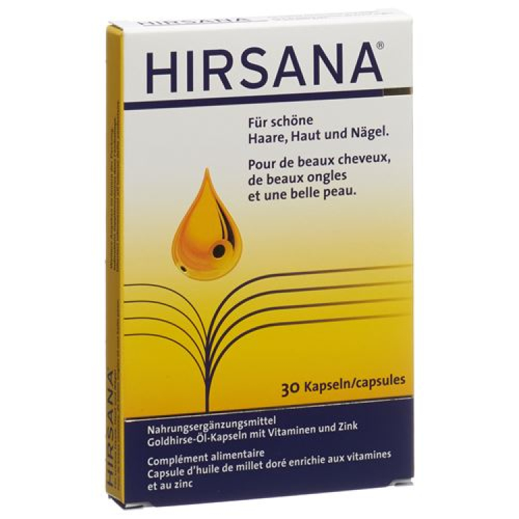 HIRSANA Golden Hirsiõli kapslid 30 tk