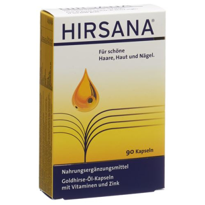 Hirsana gylden hirse oliekapsler 90 stk