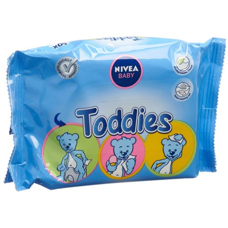 NIVEA BABY Toddies дымқыл майлықтар толтырылады 60 дана