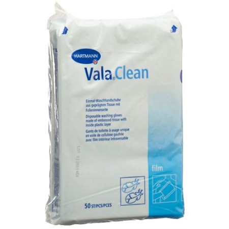ValaClean film disposable wash mitt 50 pcs