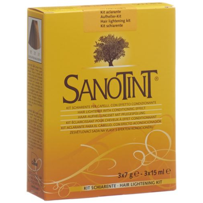 Sanotint Kit Set dengan pencerah