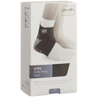 PUSH ORTHO AEQUI ankle strap 27-31cm left grey