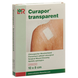 Curapor wound dressing 8x10cm transparent 5 bags