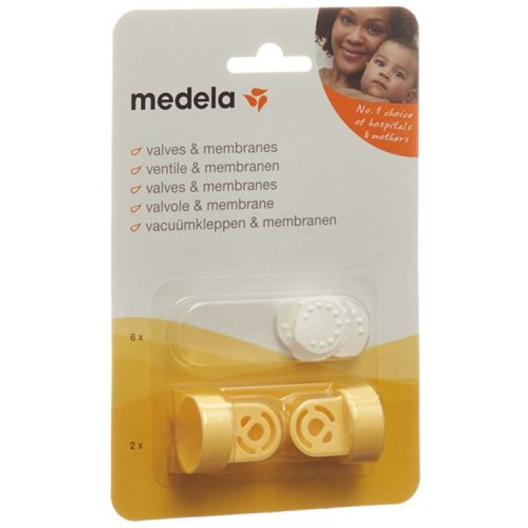 Medela venttiilien ja kalvojen varaosat