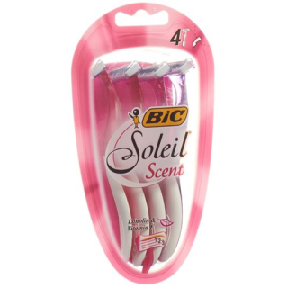 BiC Soleil Scent 3 peilių skustuvas moterims su kvepiančiu