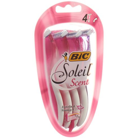 BiC Soleil Scent 3-սեղանով ածելի կանանց համար օծանելիքով