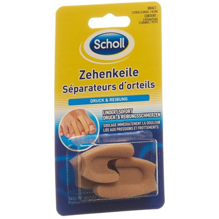 SCHOLL toes wedges 1 kecil/besar 2