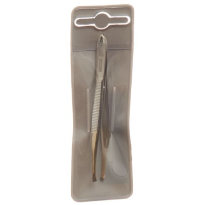 Malteser tweezers obliquiduely ni / gold 8cm no 9