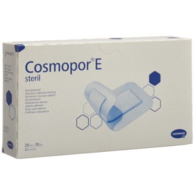 Cosmopor e hurtigdressing 20cmx10cm steril 25 stk