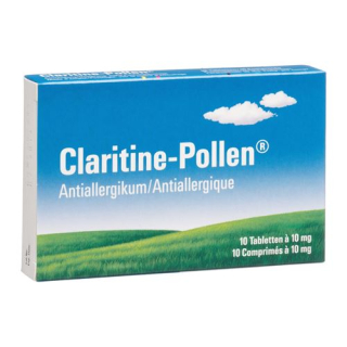 Comprimés de pollen Claritine 10 mg 10 pcs