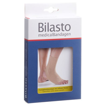 Bilasto ankelbandage l häl stängd beige