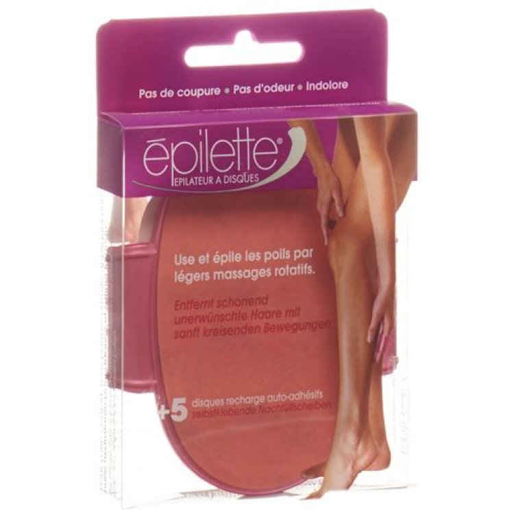 epilette hair remover sheet