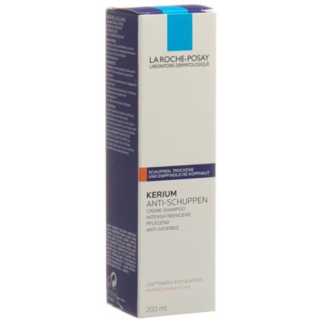 La Roche Posay Kerium Anti-Dandruff Shampoo for Dry Hair - 200ml