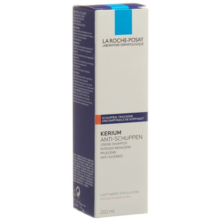 La Roche Posay Kerium ប្រឆាំងនឹងអង្គែ សក់ស្ងួត Fl 200 មីលីលីត្រ