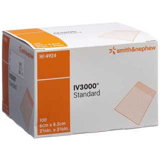 IV3000 kanyylikiinnitys 6x8,5cm 100 kpl