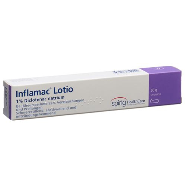 Inflamac Lotio Emuls 1% Tb 50g - Joint and Muscle Pain Relief