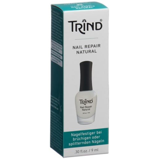 Trind Nail Repair Nail Hardener Natural Glass Bottle 9 ml