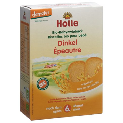 Holle organic baby spelled rusk 200 ក្រាម។