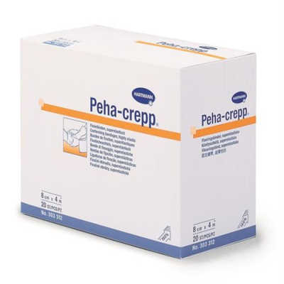 Peha crepp crepe bandage 4mx10cm white 20 pcs