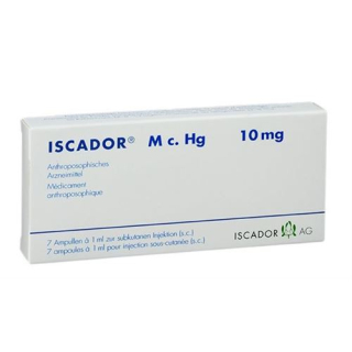 Iscador M c. Hg Inj Lös 10 mg Amp 7 pcs