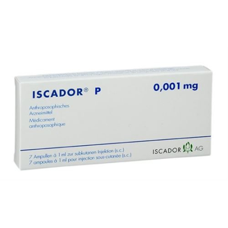 Iscador P Inj Lös 0,001 mg Ampère 7 pièces