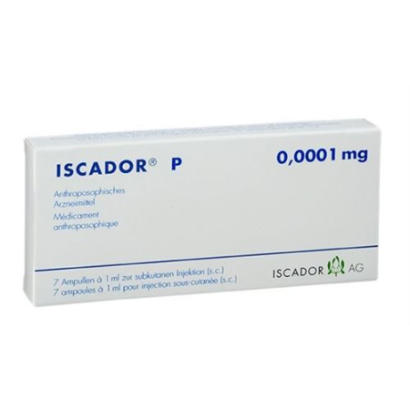 Iscador P Inj Lös 0,0001 mg Ampère 7 pièces
