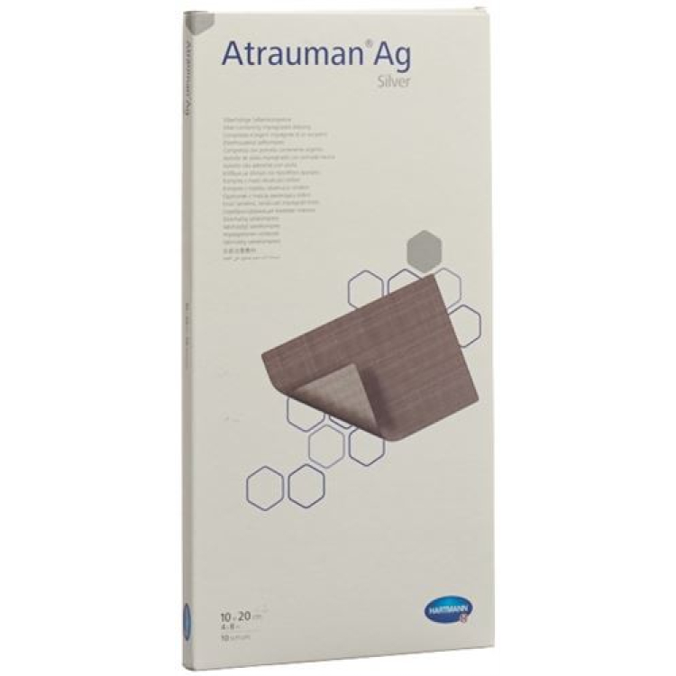 Atrauman Ag compresses 10x20cm sterile 10 pcs