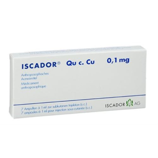 Iscador Qu c. Cu Inj Lös 0.1 mg Amp 7 pcs