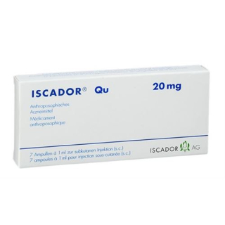 Iscador Qu Inj Lös Ampe 20 mg 7 chiếc