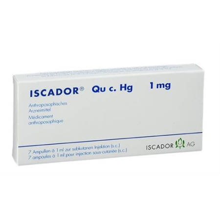 Iscador Qu c. Hg Inj Lös 1 mg Ampère 7 pcs