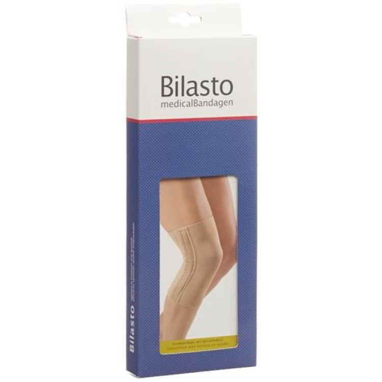 BILASTO ضمادة الركبة مع 2 نوابض لولبية XXL بيج