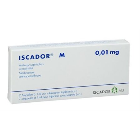 Iscador M Inj Lös 0,01 mg Ampère 7 pièces