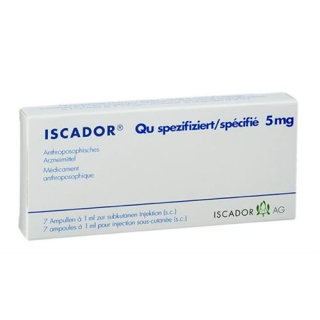 Iscador Qu określony Inj Lös 5 mg Amp 7 szt