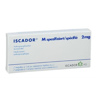 Iscador M soln مشخص شده Inj 2 mg Amp 7 pcs