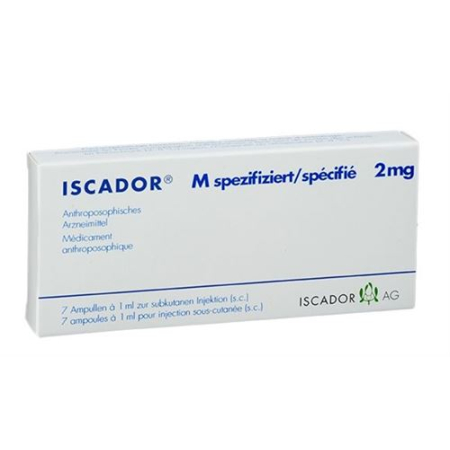 Iscador M solución especificada Inj 2 mg Amp 7 uds
