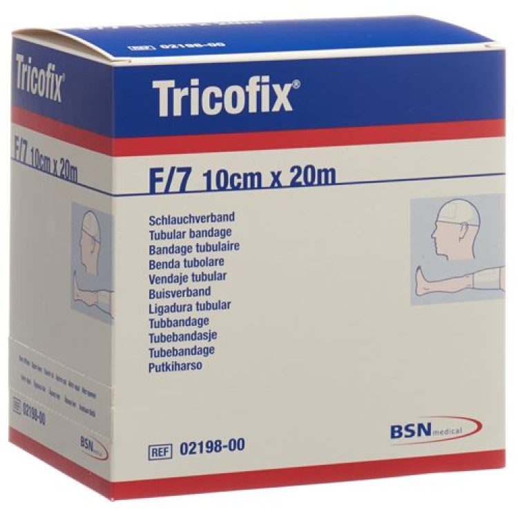 TRICOFIX 管状包帯 GrF 7-10cm / 20m