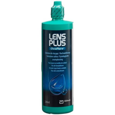 LENS PLUS Ocu Pure soolalahus Fl 240 ml