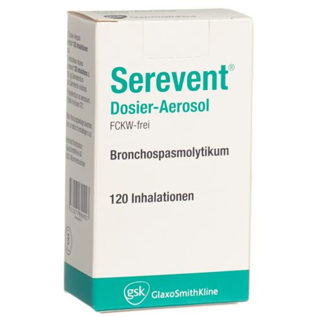 Serevent 25 mcg dosing aerosol CFC-free 120 doses