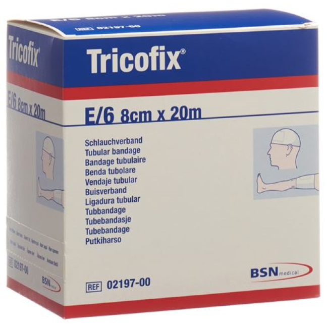 TRICOFIX tubular bandage GRE 6-8cm \/ 20m