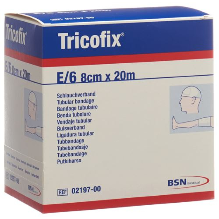 TRICOFIX cevasti zavoj GRE 6-8cm / 20m