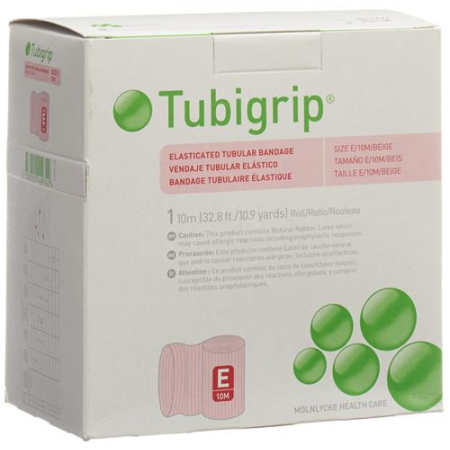 Tubigrip tubular bandage E 10mx8.75cm კრემისფერი